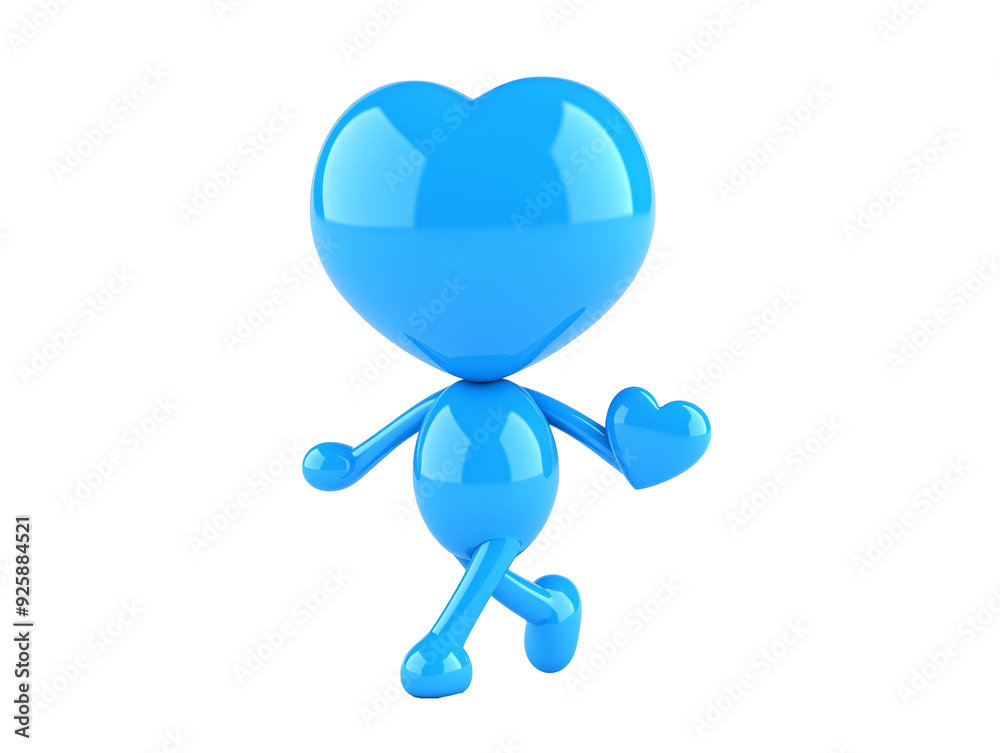 a blue cartoon character with arms and legs a blue cartoon character with arms and legs