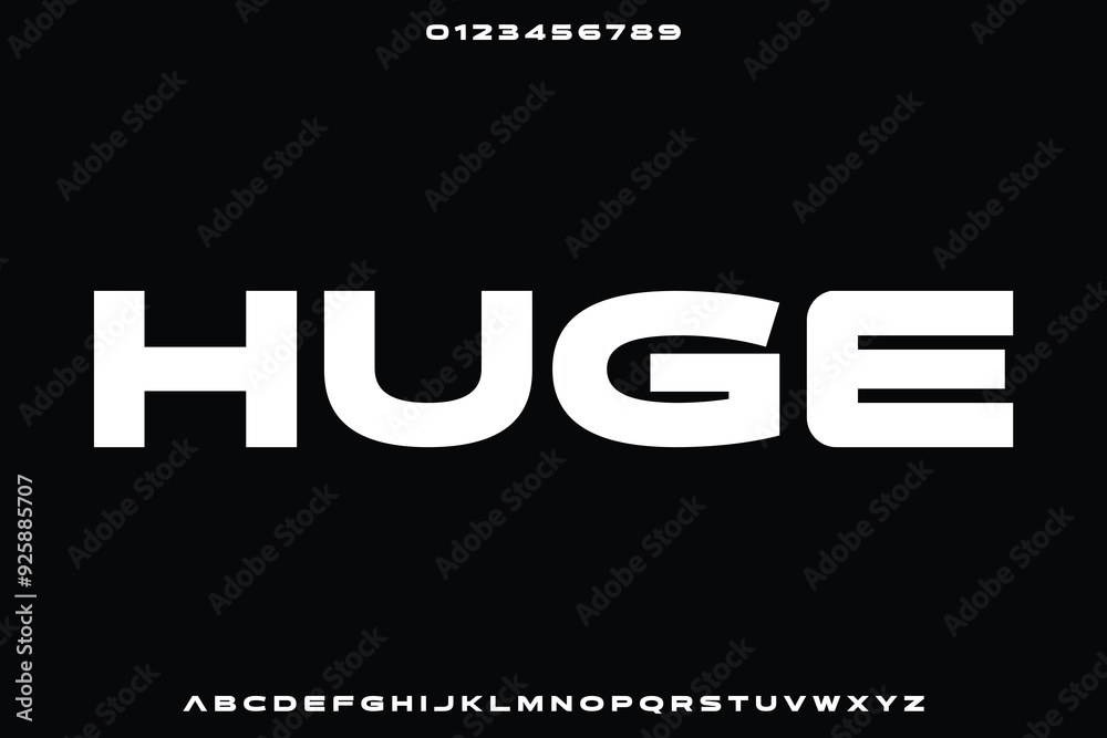 Modern trendy huge alphabet display font vector. Creative headline typeface Modern trendy huge alphabet display font vector. Creative headline typeface