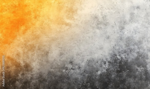 Orange , gray , light black gradient watercolour background.