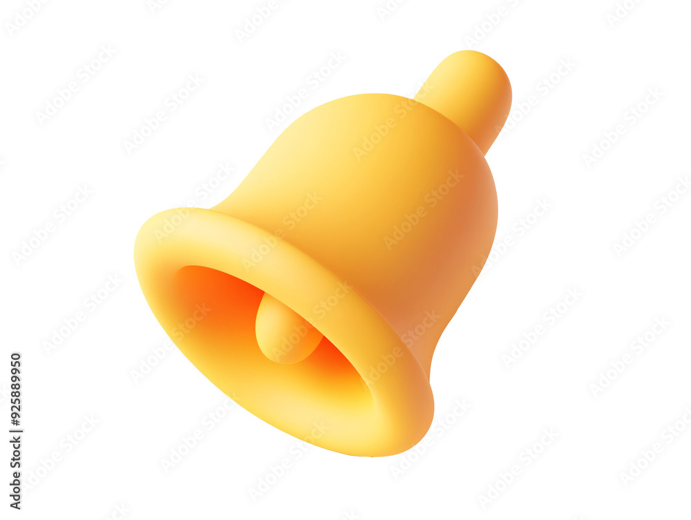 a yellow bell on a white background a yellow bell on a white background