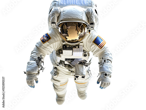 an astronaut in a space suit