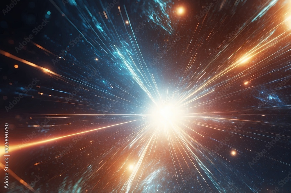 Abstract science fiction futuristic background . lens flare. Abstract science fiction futuristic background . lens flare.