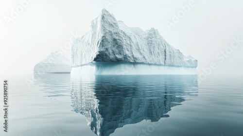 Iceberg Reflection in Arctic Waters