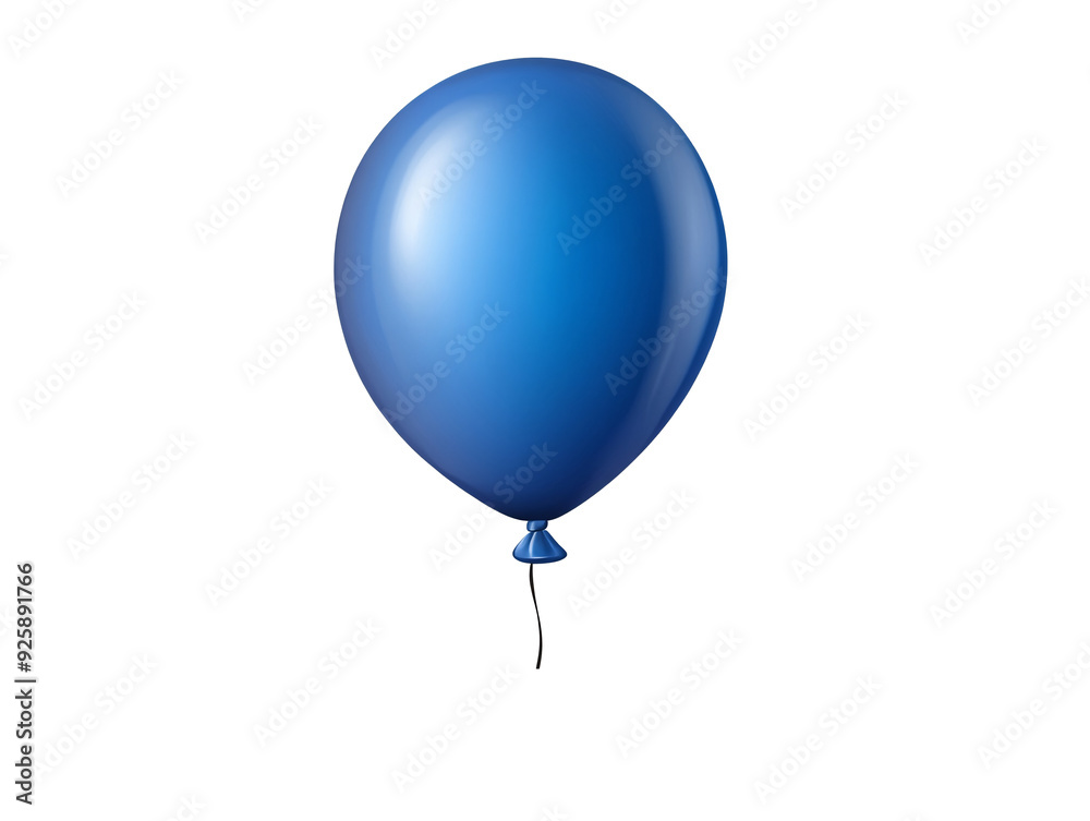 a blue balloon with a string a blue balloon with a string