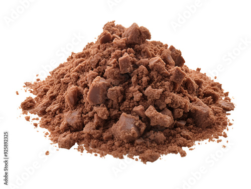 a pile of brown powder