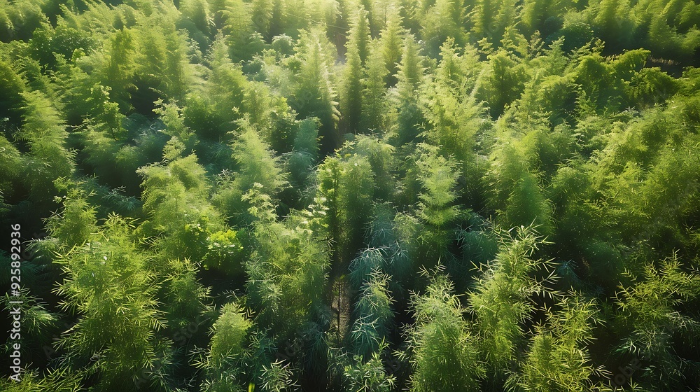 Aerial perspective of a panda habitat in the 2000s, significant increase in panda population, dense bamboo forest, pandas of different ages visible, dynamic and lively scene, afternoon light, Aerial perspective of a panda habitat in the 2000s, significant increase in panda population, dense bamboo forest, pandas of different ages visible, dynamic and lively scene, afternoon light,