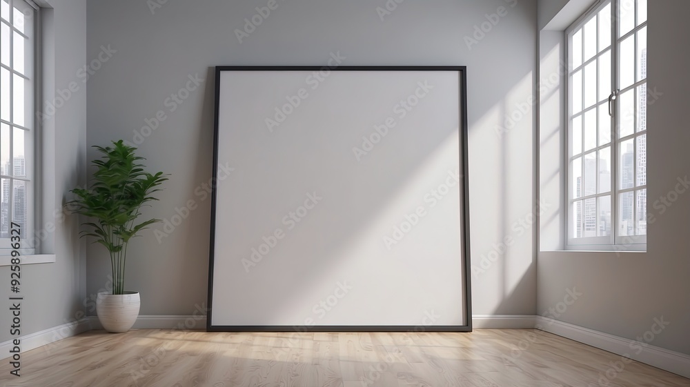 empty room with a picture frame mockup
empty room with a picture frame mockup