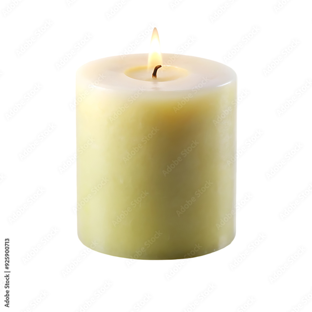 candle on a white background candle on a white background