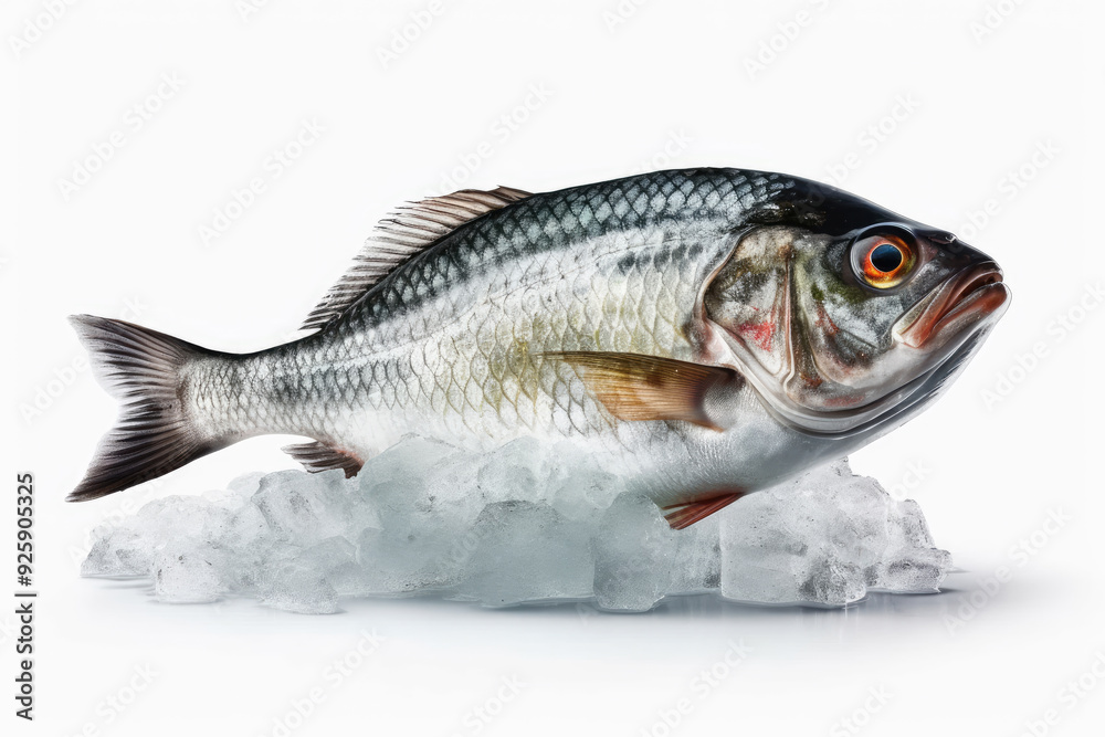 Hilsa Perch Fish Under Ice Cube with Spilled Ice Cubes High Resolution Food Photography Ideal for Seafood Ads Restaurant Menus and Culinary Visuals Hilsa Perch Fish Under Ice Cube with Spilled Ice Cubes High Resolution Food Photography Ideal for Seafood Ads Restaurant Menus and Culinary Visuals