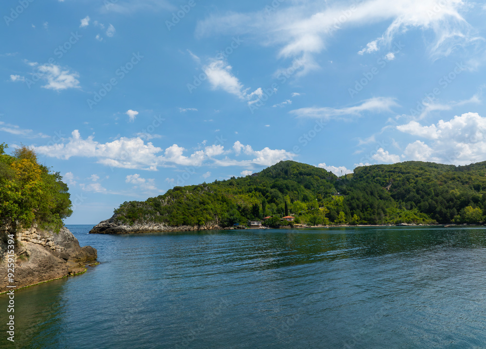 Obraz premium Beautiful landscape of Gideros Bay - Cide, Kastamonu, Turkey