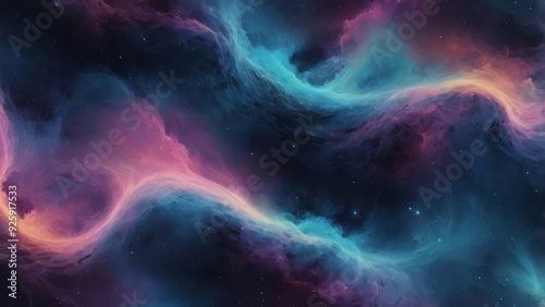 Cosmic space background with stars and nebula. Elements of this image