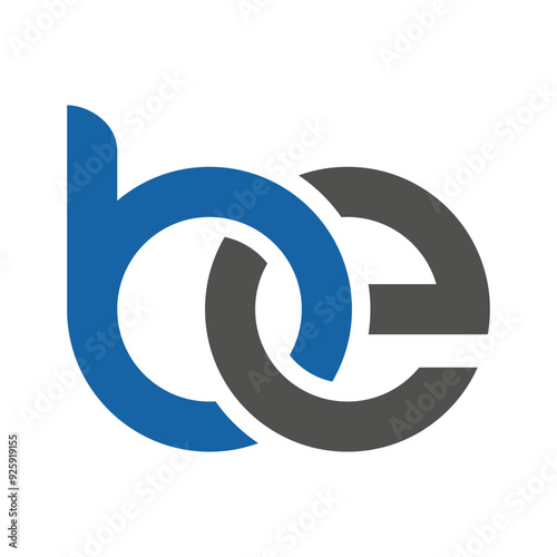 be letter link logo template