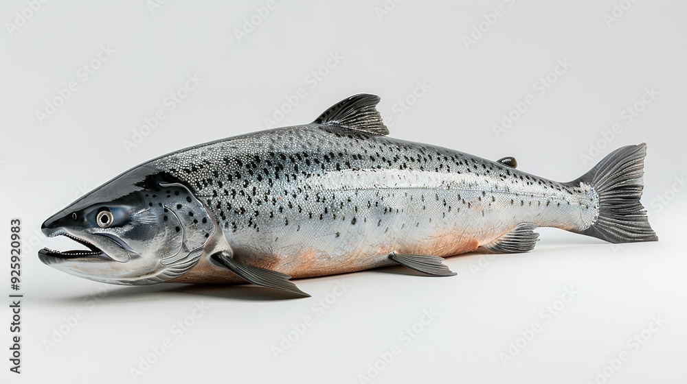 Naklejka premium The Fresh Trout Fish