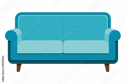 sofa set  vector art and illustration