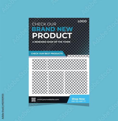 Unique product flyer design