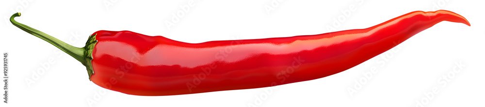 Hot red chili or chilli pepper isolated on transparent background Hot red chili or chilli pepper isolated on transparent background