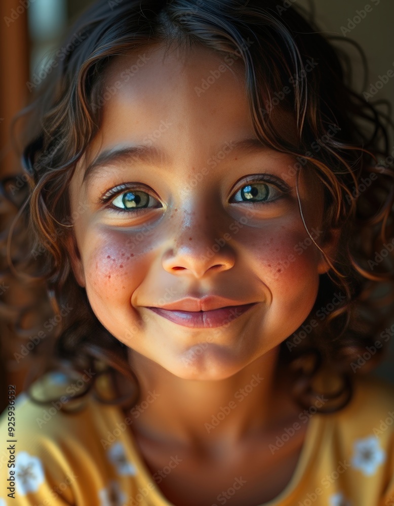 Face close-up, freckles face, portrait of blue-eyed boy with freckles close-up Face close-up, freckles face, portrait of blue-eyed boy with freckles close-up