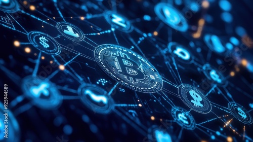 concept of worldwide banking network.