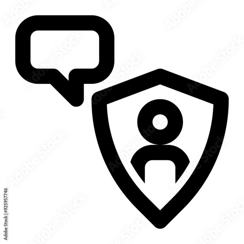 defensive communication, defensiveness, communications, secure communication, communication policy, protection outline icon