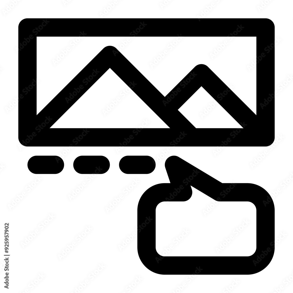 caption, image, picture, photo, description, explanation, information outline icon caption, image, picture, photo, description, explanation, information outline icon