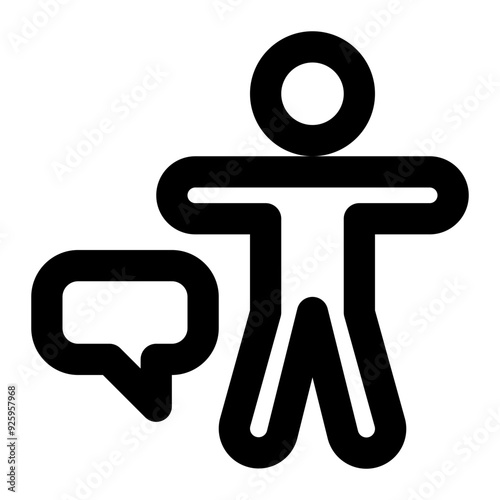 body language, non verbal, communication, gesture, sign language, human communication outline icon