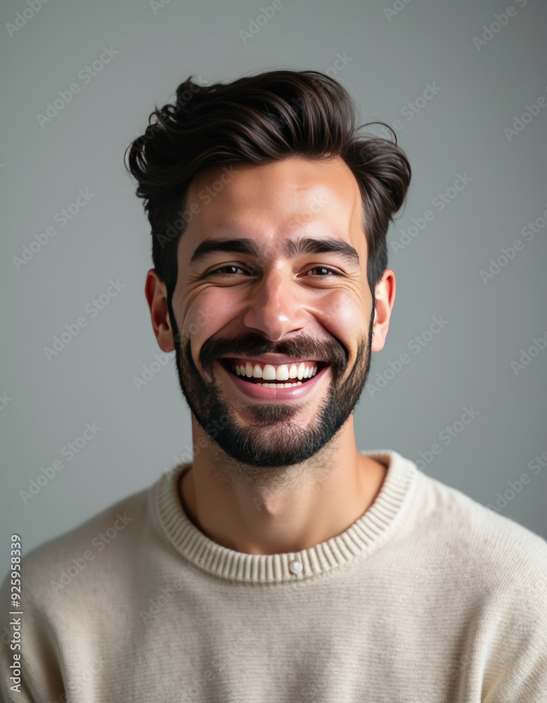Portrait of Young Smiling Man Portrait of Young Smiling Man