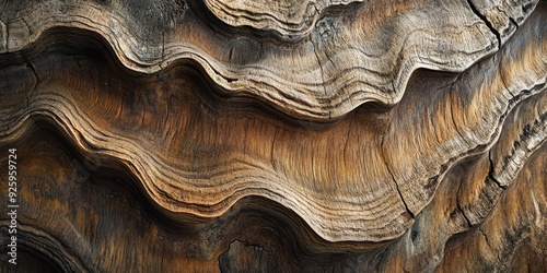 Macro shot of intricate patterns in natural materials like wood or stone, highlighting the beauty of organic abstract designs