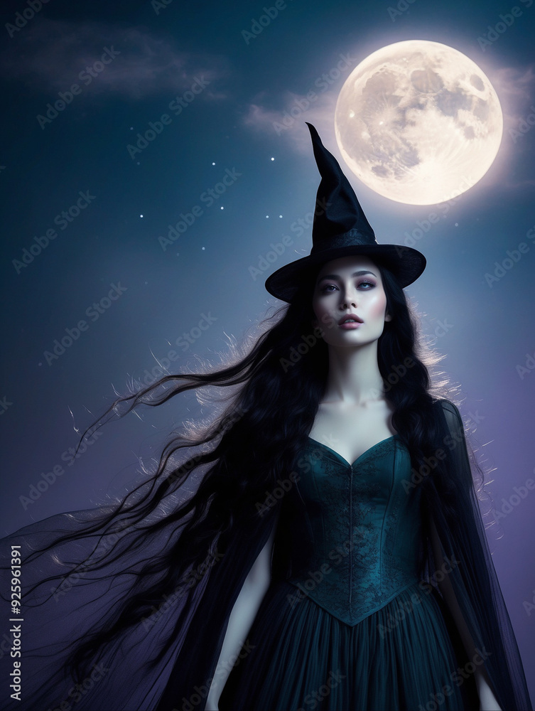 Witch in a hat