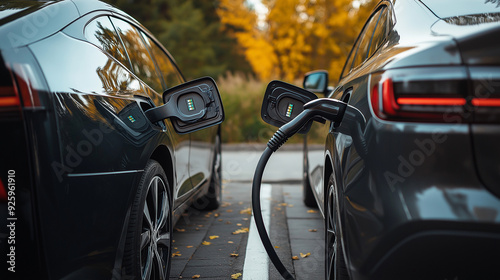 Modern Electric Vehicle Charging : Eco-Friendly Urban Infrastructure