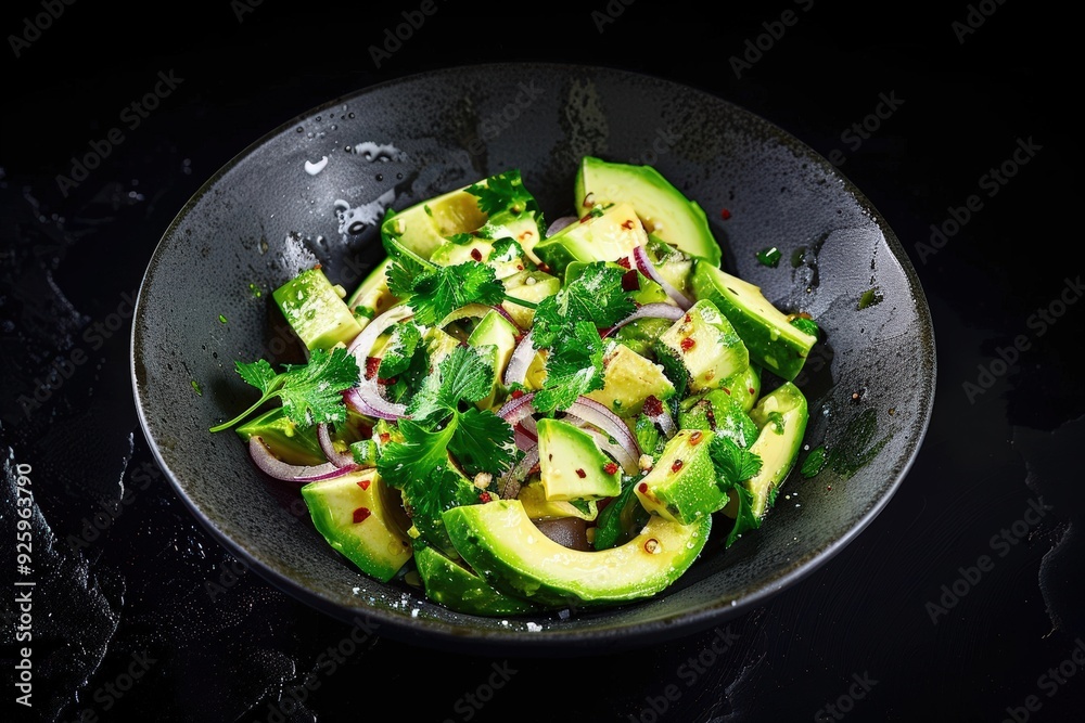 Creamy Green Avocado with Herbaceous Cilantro Creamy Green Avocado with Herbaceous Cilantro