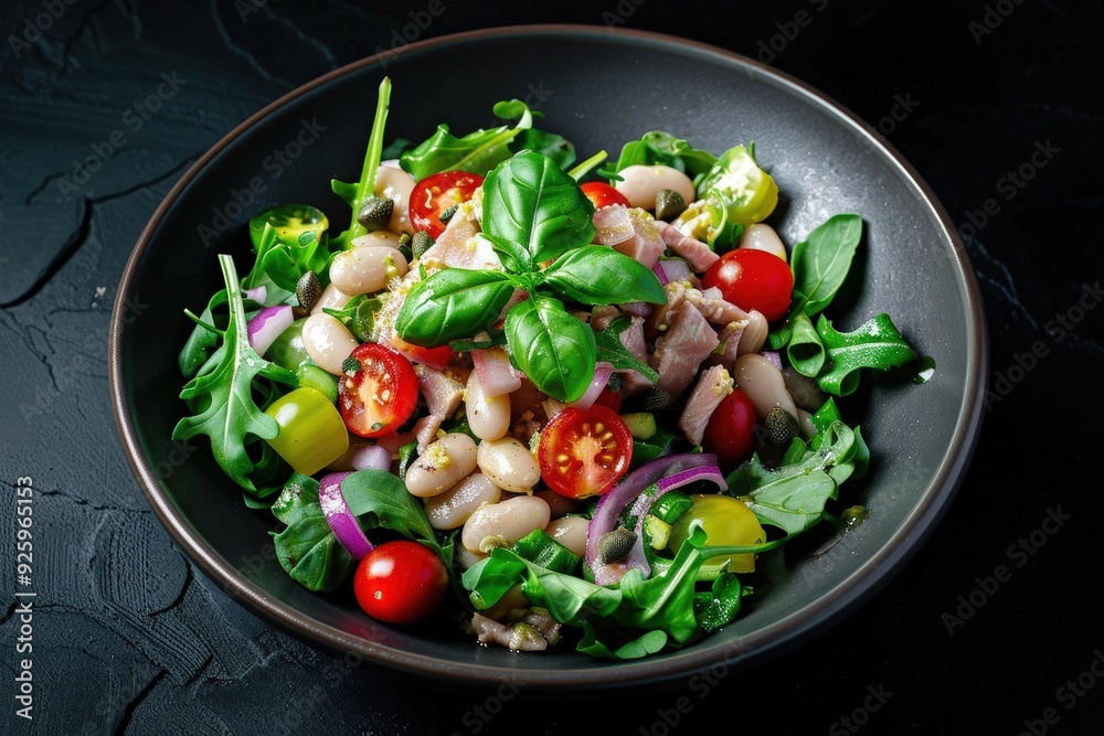 Fresh Flavors of Tuna White Bean Cherry Tomato Salad Fresh Flavors of Tuna White Bean Cherry Tomato Salad