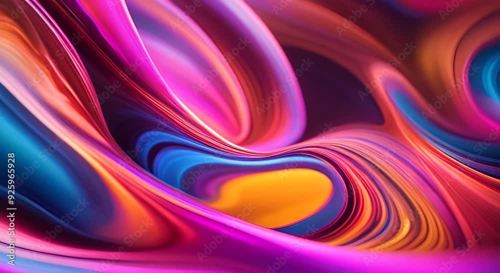 Vibrant abstract patterns with swirling colors, abstract video showcases a mesmerizing swirl of vibrant colors Vibrant abstract patterns with swirling colors, abstract video showcases a mesmerizing swirl of vibrant colors