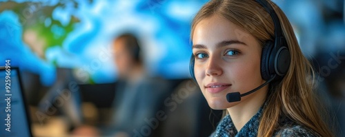 Customer service agent providing multilingual support to a global client, inclusive service, retention