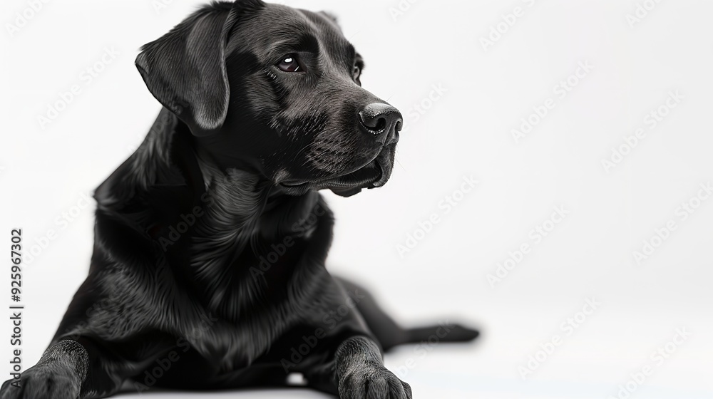 Obraz premium black labrador retriever