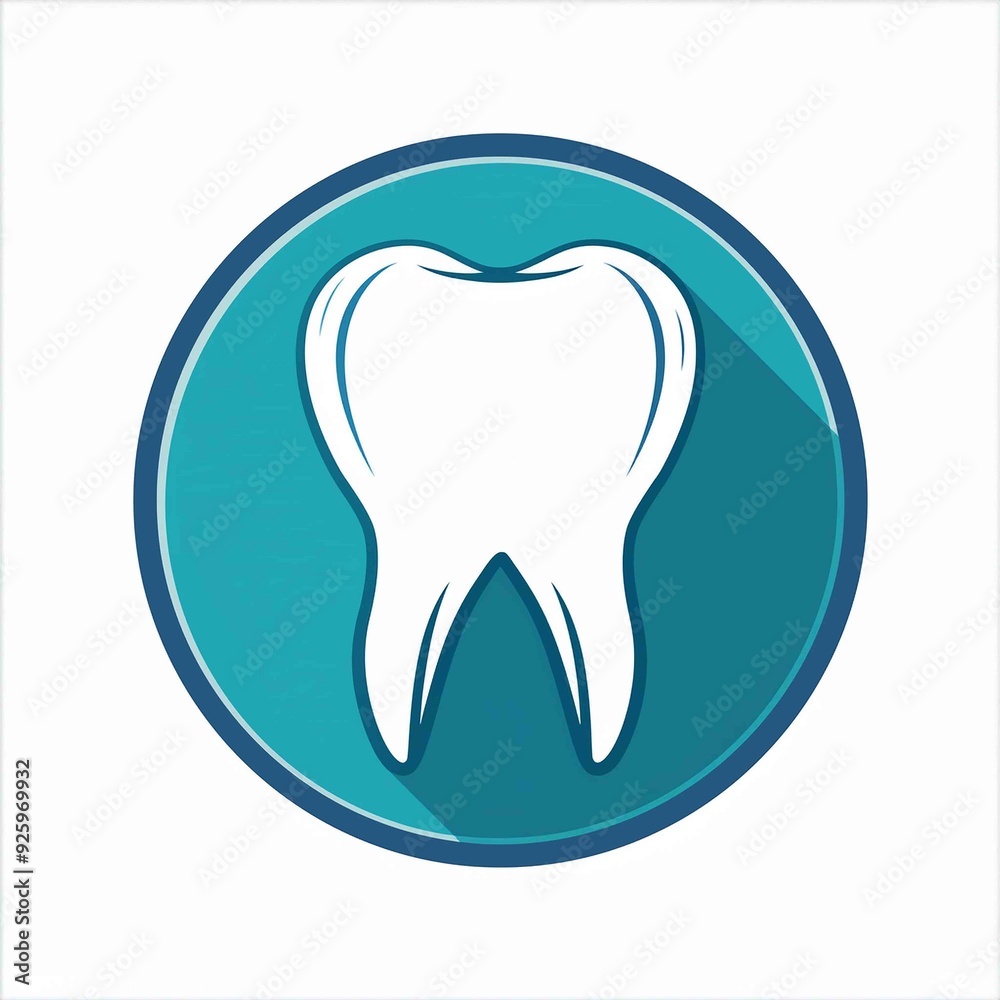 simple tooth dental shape, vector simple tooth dental shape, vector