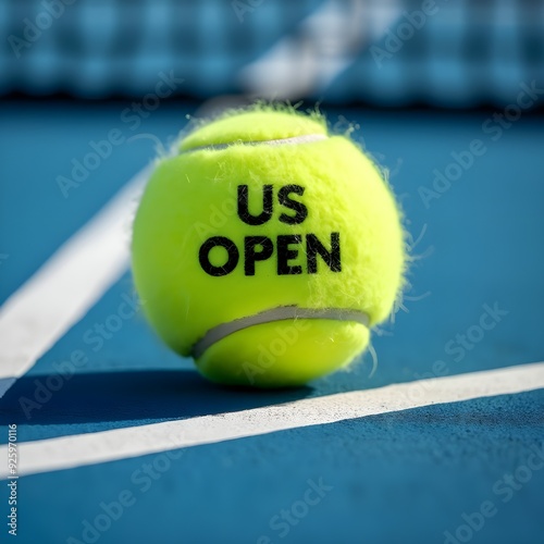 tennis ball on court