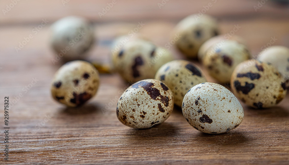 Fresh quail eggs on wooden table. Organic and tasty product. Delicious food. Culinary concept. Fresh quail eggs on wooden table. Organic and tasty product. Delicious food. Culinary concept.