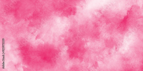 stained Light soft watercolor pink sky background, Pink rose tone abstract texture and gradients grunge paper texture background, Pink backgrounds watercolor vintage grunge texture.