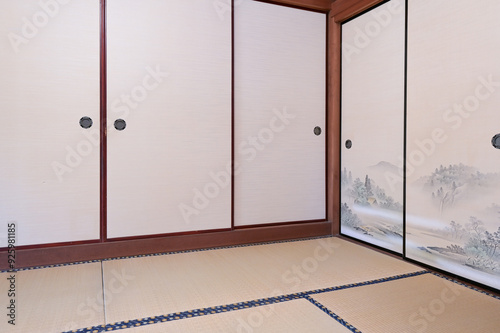 日本家屋の畳と襖