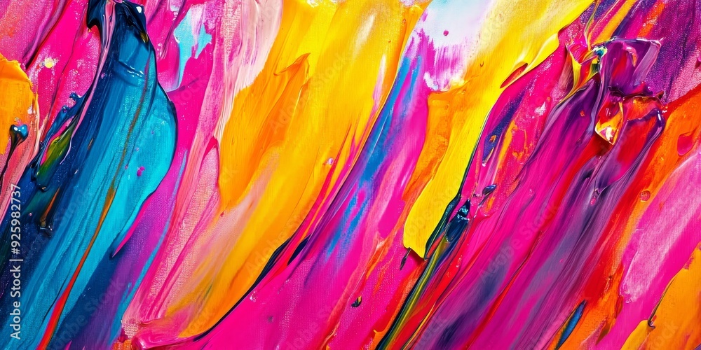 Close-up of a vibrant abstract painting with bold colors and dynamic shapes, showcasing the creativity and energy of artistic designs Close-up of a vibrant abstract painting with bold colors and dynamic shapes, showcasing the creativity and energy of artistic designs