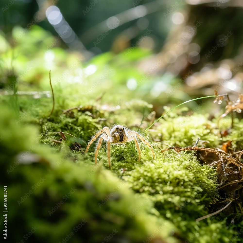 Spider in natural environment Spider in natural environment