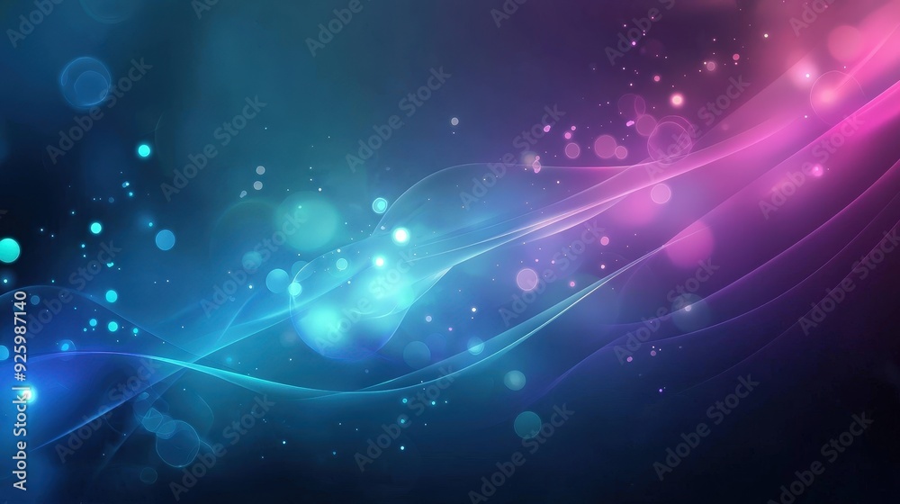 Abstract Blue and Purple Bokeh Background. Abstract Blue and Purple Bokeh Background.
