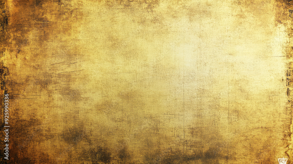 Fototapeta premium concept banner, vintage, gold, texture, advertising. banner with old retro gold effect and texture with place for text, detailed high resolution image