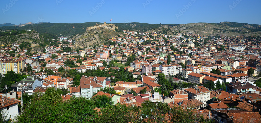 Naklejka premium A view from Kastamonu, Turkey