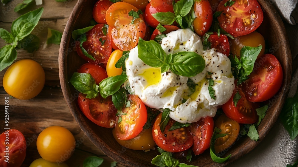 Fresh and Juicy Red Tomatoes on Vine - Organic Farming and Healthy Eating Concept Fresh and Juicy Red Tomatoes on Vine - Organic Farming and Healthy Eating Concept