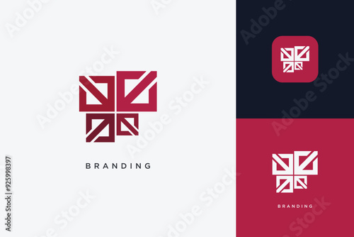 Home Building Logo Modern Structure	
