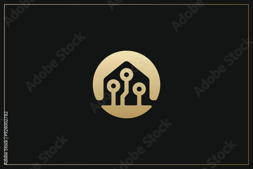 Home Building Logo Modern Structure