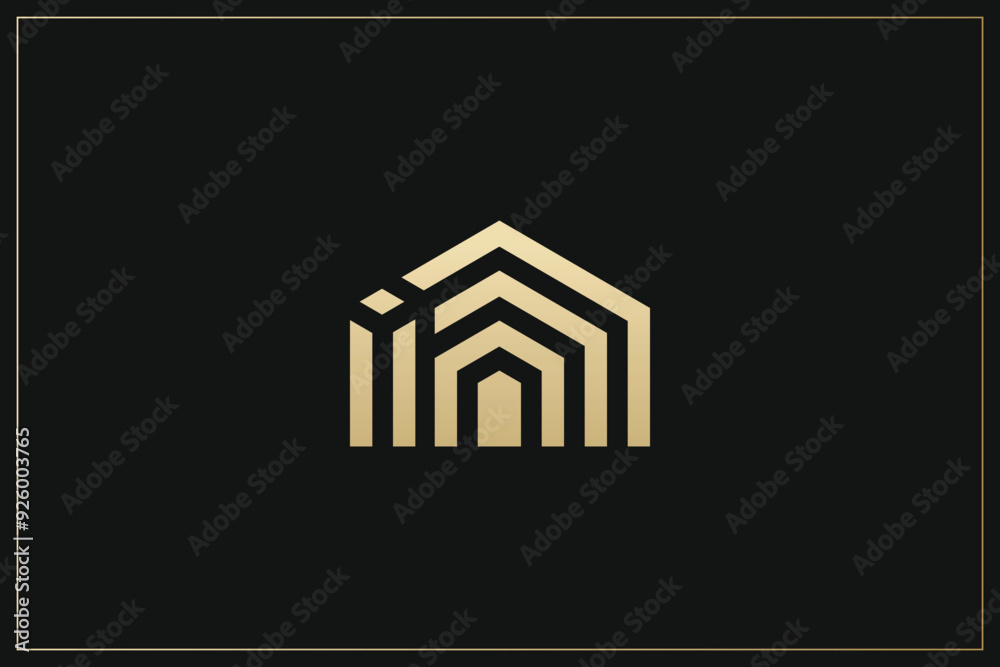 Home Building Logo Modern Structure Home Building Logo Modern Structure