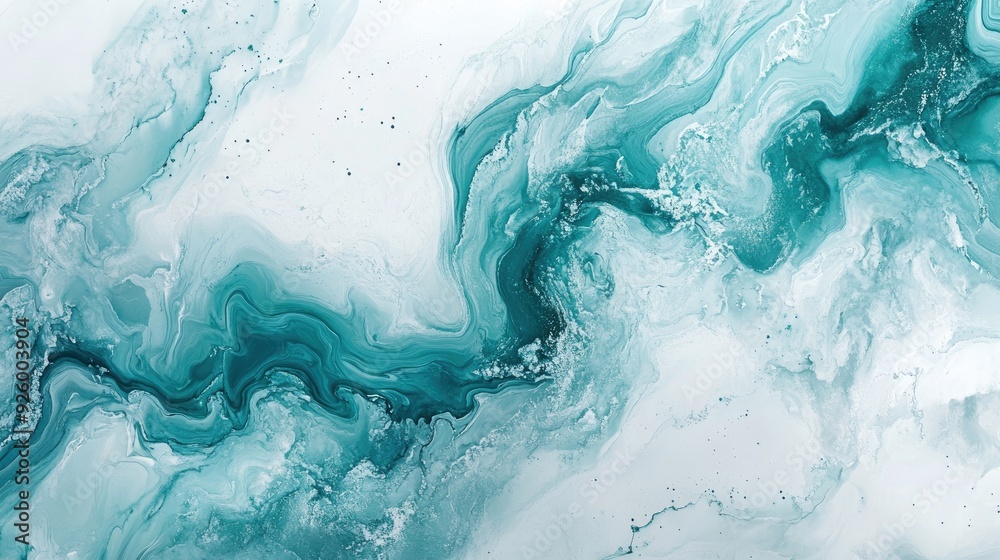 Abstract teal and white marble background. This image is perfect for creating a stylish and modern design, ideal for websites, social media, or print. Abstract teal and white marble background. This image is perfect for creating a stylish and modern design, ideal for websites, social media, or print.