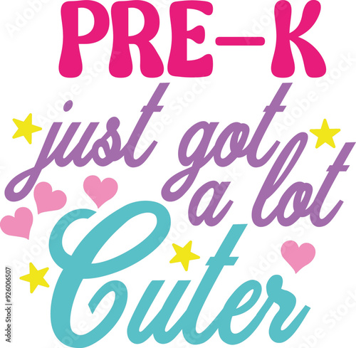 Pre-K just got a lot Cuter Cricut and Silhouette SVG file